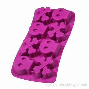Special Design Skeletal Style Ice Cube Tray, Sized 110 x 205 x 22mm, OEM Orders Welcomed